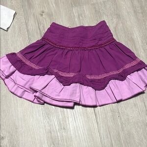 Purple and Pink Layered Skirt